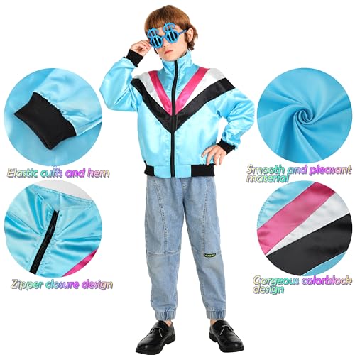 Disfraz Retro Hip Hop 80s para niños de 6-8 años miniatura 4