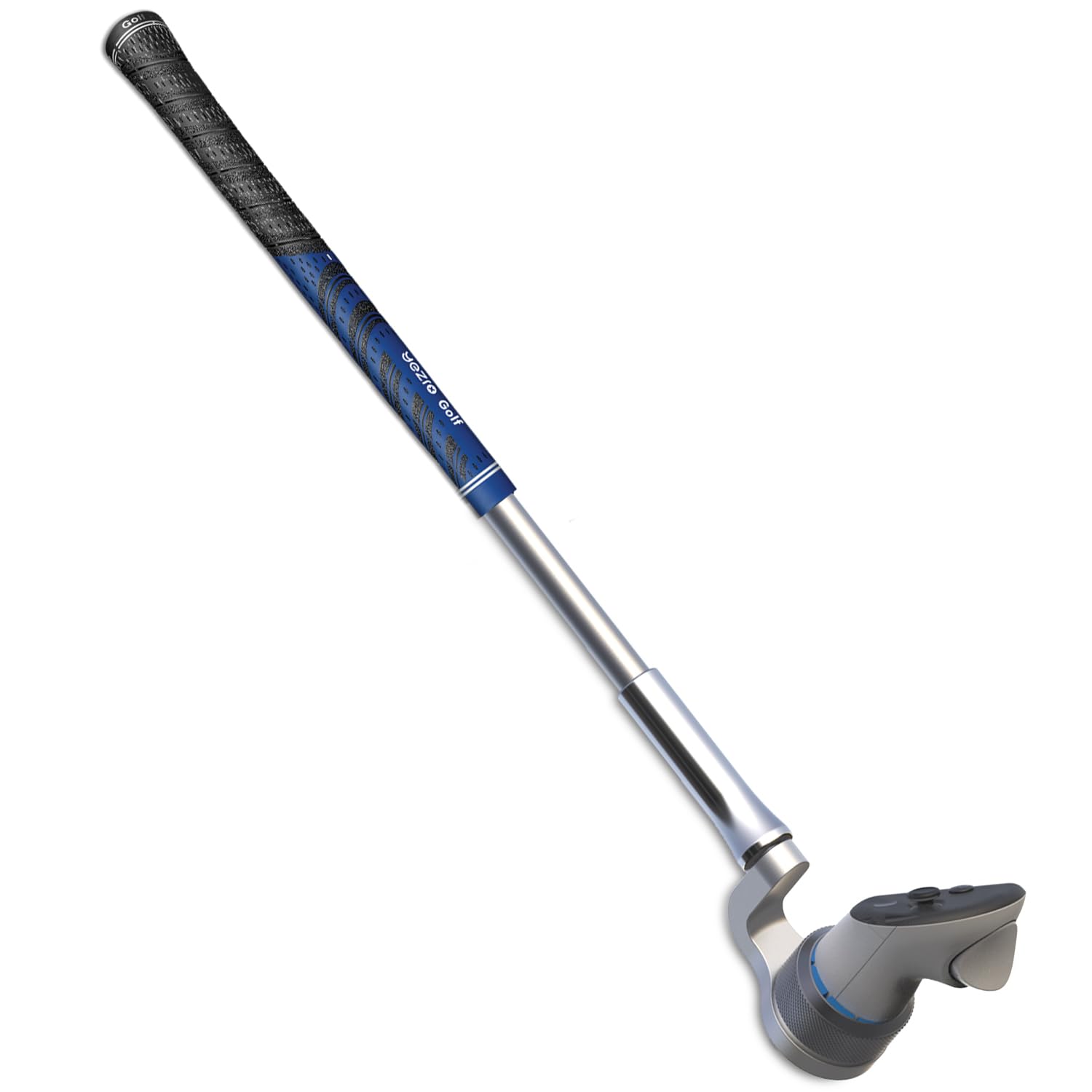YEZRO Y14 Obciążona nasadka kija golfowego do Meta Quest 3/Quest 3S, 52.1 cm VR akcesoria do kija golfowego + – aluminiowa jednoczęściowa konstrukcja, prawdziwy uchwyt, bez śrub, do prawego kontrolera