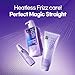 Mise En Scene Perfect Serum Magic Straight - Hair Taming Oil for Frizzy | Heat Protectant | Straightening Fixing | Humidity Hair Products | Coconut Oil | Sleek and Shine | Bergamot Scent, 2.70 Fl Oz