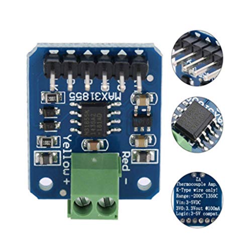 yotijar MAX31855 Tipo K Termopar Breakout Board -200 Celsius a +1350 Celsius Output