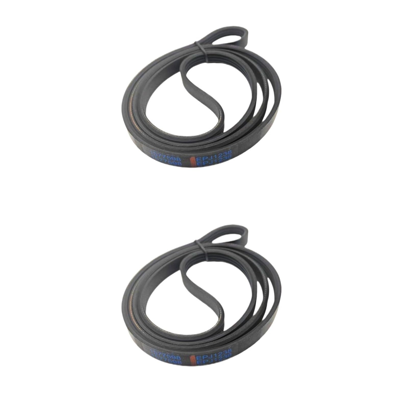 Correa De Transmisión for Lavadora, Compatible Con Whirlpool, Compatible Con Bauknecht, 4EPJ1238 461971410191 1577579 1238PJ 4EL 4PJE1238 Arandela De Goma De Tambor(2pcs)