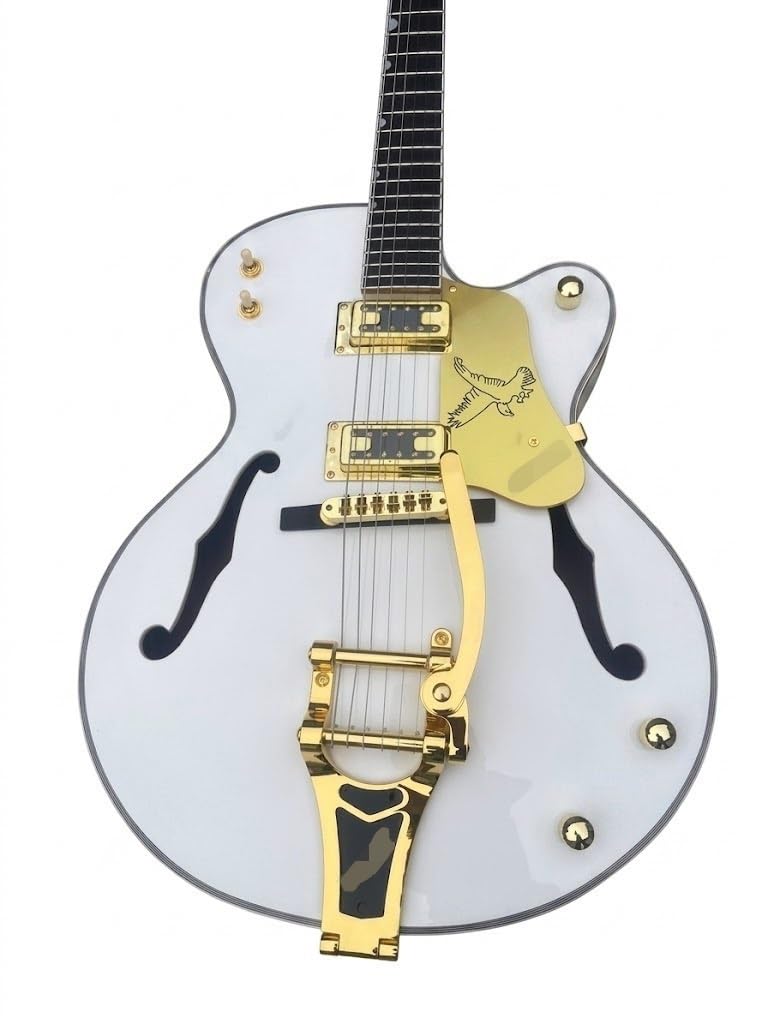 Chitarra elettrica a corpo solido, stile modificato a strisce personalizzate con tremolo bloccabile, 6 corde full size for hard rock (Guitarra Eléctrica)