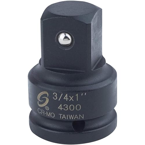 Sunex 4300 3/4-Inch Female 1-Inch Male Impact Socket Adapter