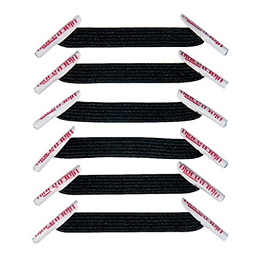 U-Lace Pack 3 Sachets 6 segments Noir, Metallic Silver, Metallic Gold.