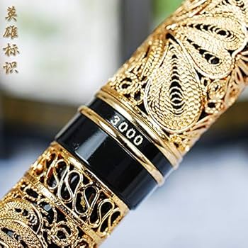 英雄HERO 12K 万年筆 ケース ゴールド 英雄HERO 12K 万年筆 ケース ゴールド