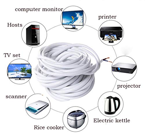 Image of Mabron Flat 2 core Copper Wires and Cables 1.5mm for Domestic and Industrial Electric Connections up to 1500 watts (Colour May Vary) 2 Meter