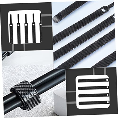 Hemobllo Ganize Your Cables 20pcs Reusable Cable Ties Zip Ties Straps Small Cable Ties Black miniatura 6