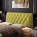 Generic Gepolstertes Kopfteilkissen Bett Rückenlehnenkissen Schlafzimmer Kopfteil Wandkissen Lendenpolster Bett Abnehmbares Kopfteilkissen in Voller Größe,B,with headboard 59"/150cm