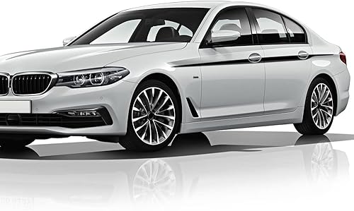Miniatura 2 de Calcomanía de líneas de cintura para falda lateral de puerta de coche, compatible con BMW Serie 5 G30 G31, color negro brillante