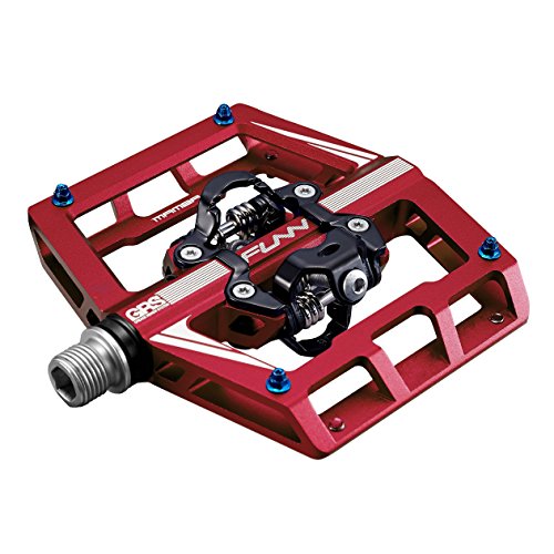 Pedales Mamba, Automático de 2 Lados Clip - GRS(Grease Renew System), Red