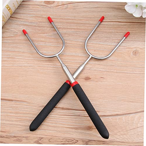 GANAZONO 8 Pcs Garfo De Churrasco Telescópico Ao Ar Livre Ferramenta De Churrasco Pvc