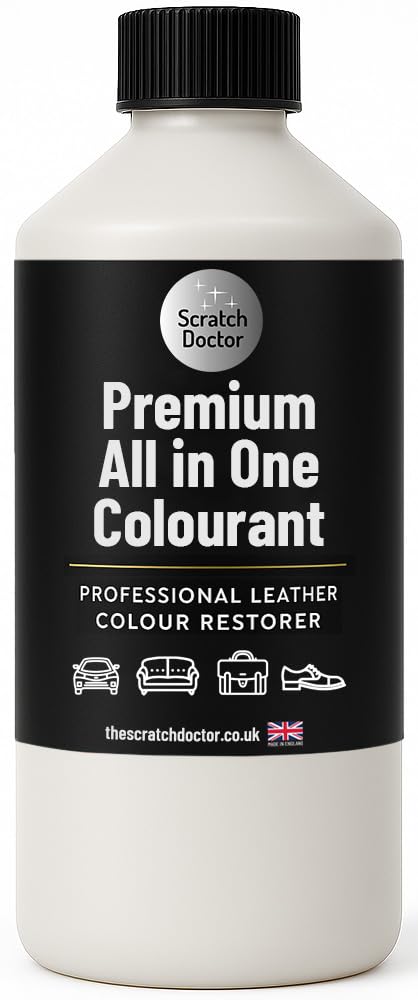 Scratch Doctor All in One Leather Colourant Self Seal Leather Dye Repair Paint for Furniture, Sofas, Car Seats (Cream, 250ml) — view 26