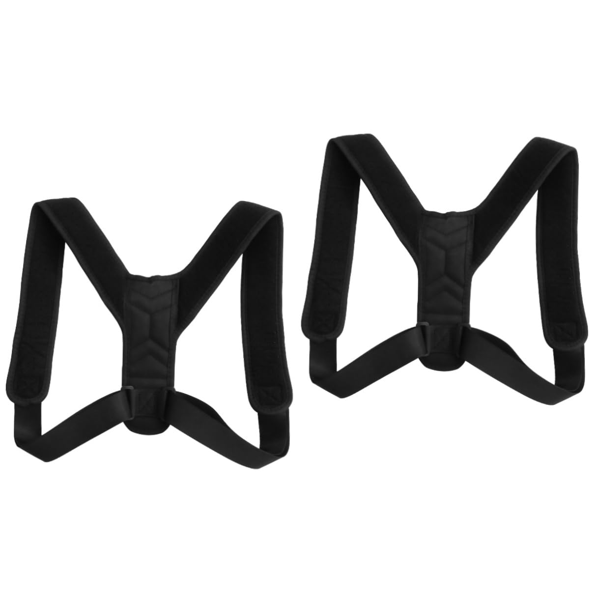 FOMIYES 2 Pcs Adjustable Brace Humpback Belt for Women Men Posture Device for Long Term Use