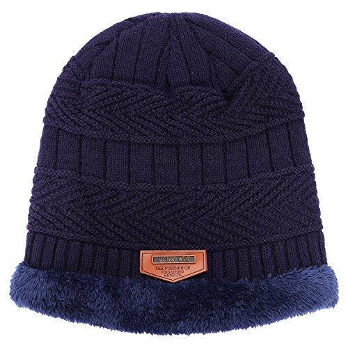 Image of iSWEVEN Fashionable Woolen Beanie Cap for Men- (4014, Free Size)