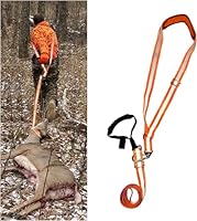 MUSLONG Hirschschleppseil, Robust Reflektierend Hirsch Schlepp und Geschirr mit Verstellbarem Schultergurt Deer Drag Hirsch Jagdzubehör für die Jagd im Freien Schnelles Bewegen (1 Set)