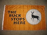 AES The Buck Deer Stops Here Hunter Hunting Redneck Polyester Flag 3x5 Banner