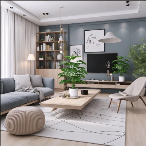 2 PCS 28" Fake MonStera Artificial Plants For Home&Office&Room Decoration — view 5