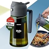ÉTIQUETTES MULTILINGUES INCLUSES – Comprend un ensemble d’étiquettes multilingues pour identifier huile, vinaigre et sauce soja, facilitant la reconnaissance du contenu et l’organisation quotidienne en cuisine.