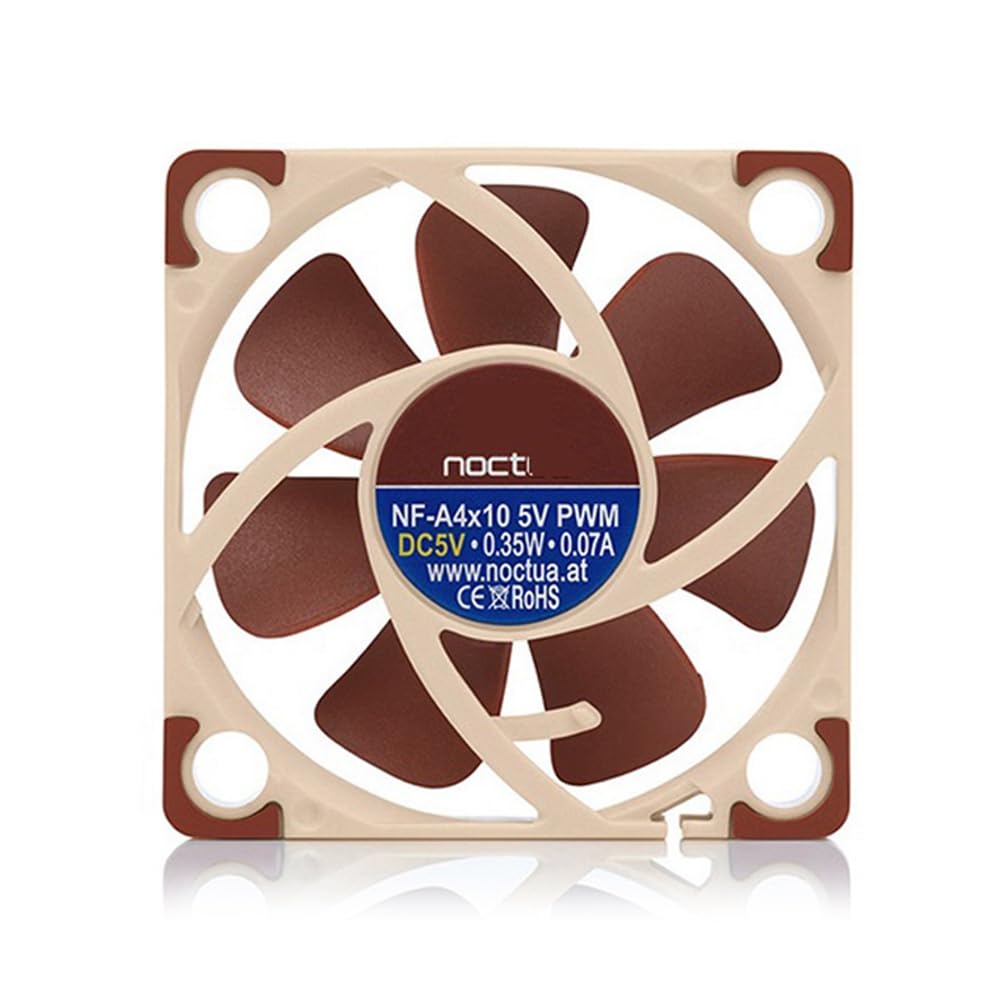 5V PWM -A4x10 Case Fan 3-Pin 40x40x10mm Thin Fan Intelligent Temperature Control Ultra Small CPU Cooling Fan