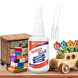 Super Glue for Woodwork - High Strength Fast Drying Clear Glue, Low Odor - 25g - Suitable for Furniture, Garden, Crafts, DIY, Metal to Wood
