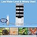265 GPH Turtle Tank Filter for 40-70 Gallon, Turtle Filter Low Water Level Available, Aquarium Filter with 4-Stage Waterfall Bio-Filtration, Fish Tank Filters for Shrimps, Amphibians, Turtle Tank