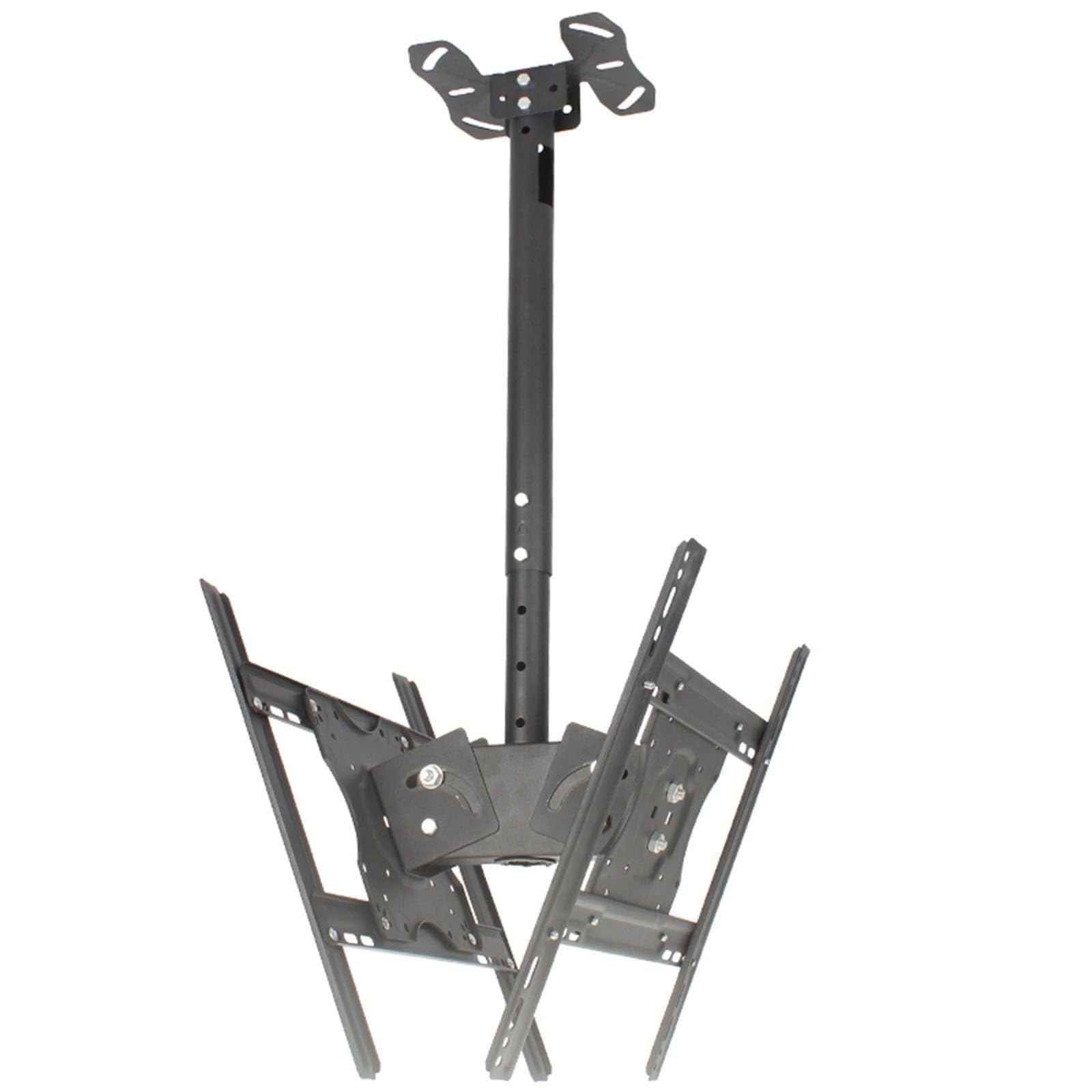 Support TV double face gain de place pour visibilité à 360 degrés