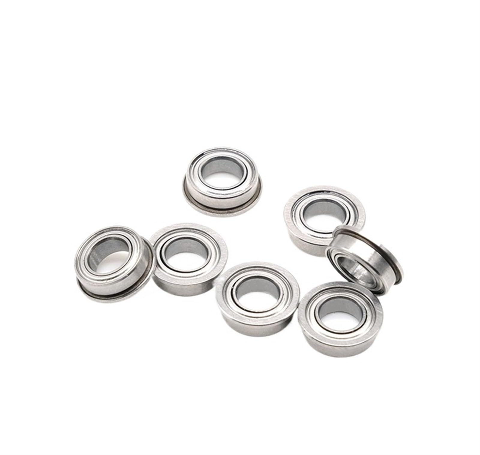 Bimetaliczna uszczelka tarcza mikro łożysko zwykłe 10 sztuk MF95ZZ 5x9x3mm ABEC-7 kołnierzowe miniaturowe łożyska kulkowe z kołnierzem