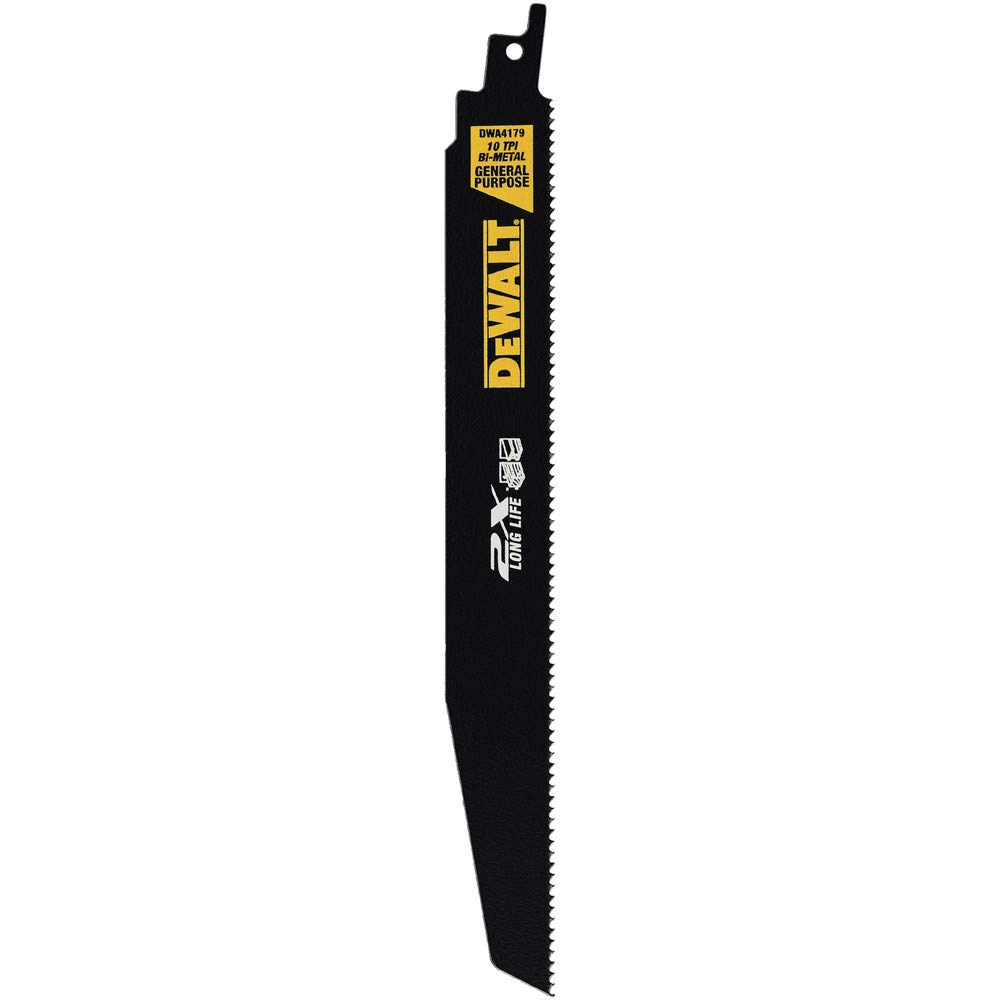 DEWALT - DWA4101 Lot de 8 lames de scie sabre pour bois et métal