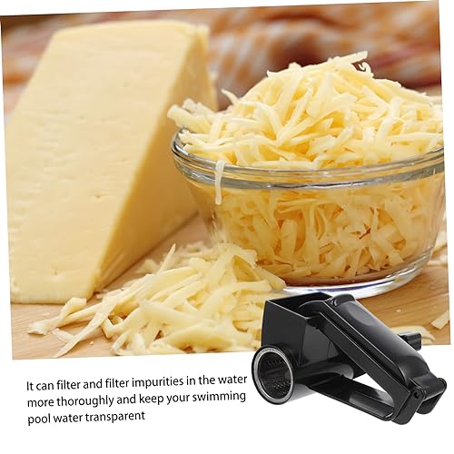 Rallador giratorio manual para queso color negro miniatura 3