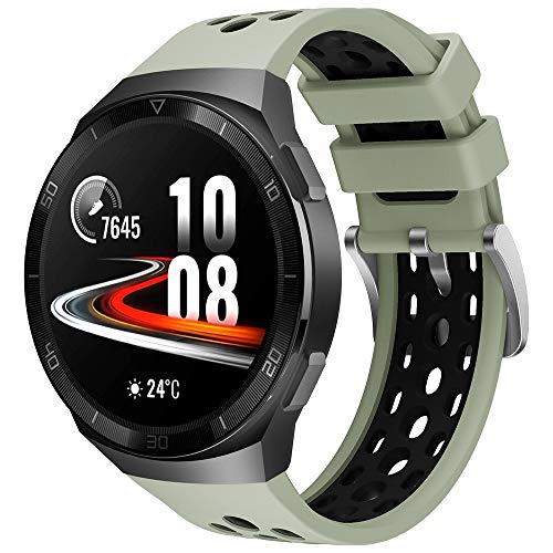 Songsier Cinturino compatibile con Huawei Watch GT2e Sport Cinturino di ricambio impermeabile in silicone morbido solo per Huawei Watch GT2e