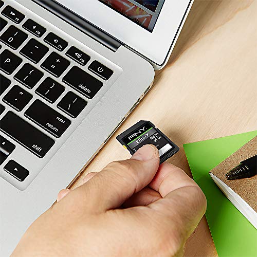 Image of PNY 64GB Elite-X C10 U3 V30 SDXC Flash Memory Card 3-Pack, UHS-I, 4K UHD