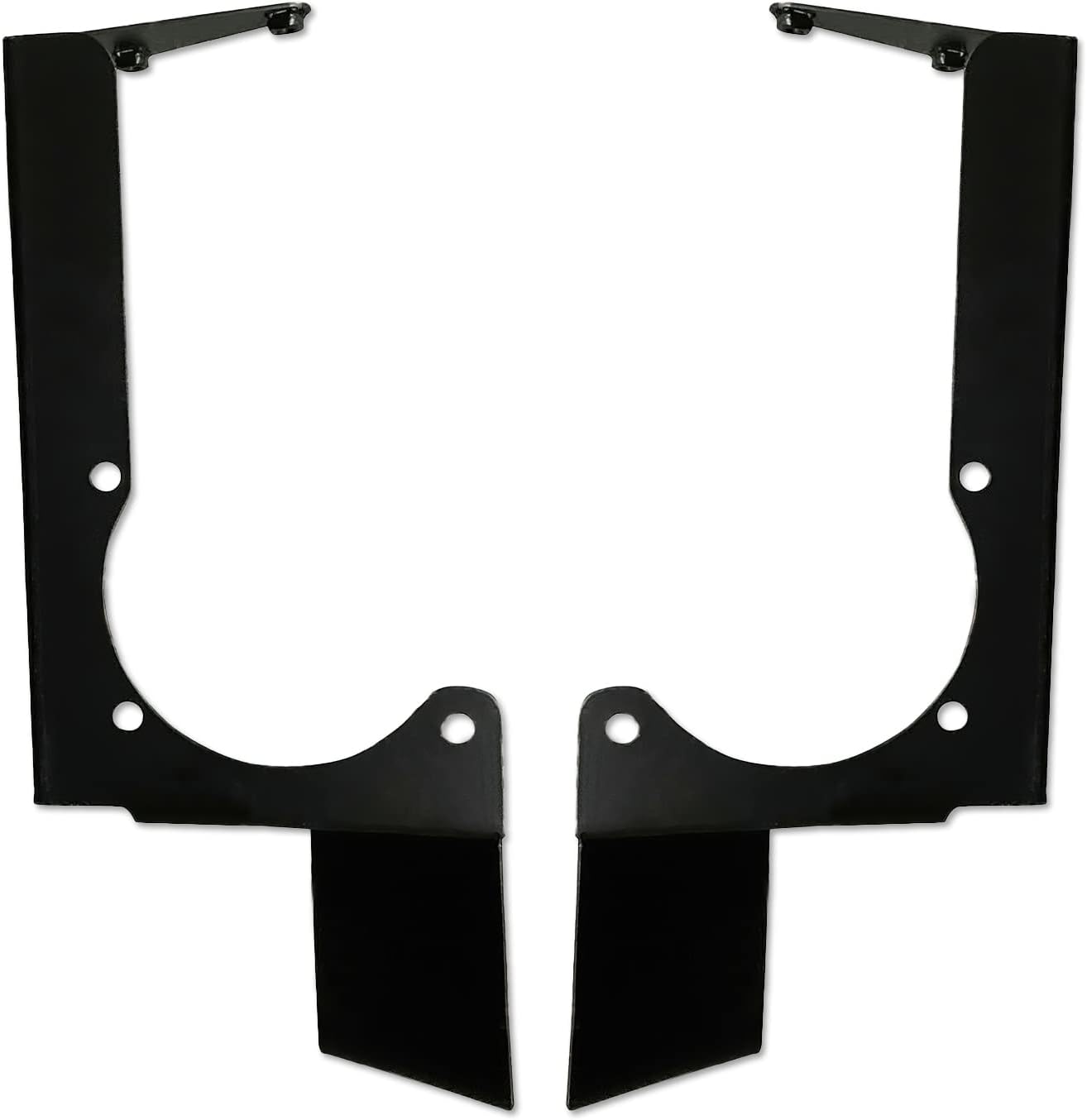 KOZAK Fog Light Mounting Brackets (Right Passenger and Left Driver Side) Pair Set Compatible with Cascadia 2008-2017 Plus Logo and KOZAK Vest