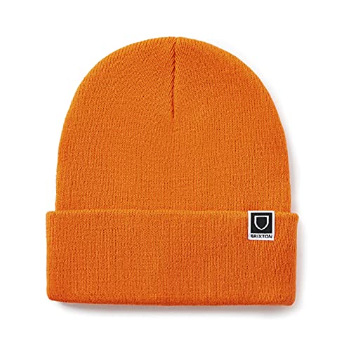 BRIXTON Harbor Beta Watch Cap Beanie Gorro de Punto, Naranja atlético, Talla única Unisex Adulto