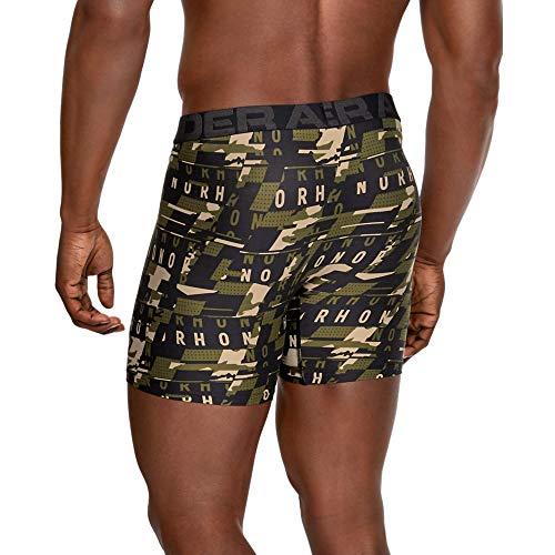 Image of Under Armour mens Multi-pack Performance Tech Boxerjock Brief, 6 inch Inseam, All-day Comfort & Soft
