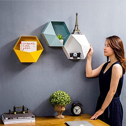 Étagère de fer forgé créative pour optimiser un petit bureau encombré - 4