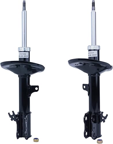 Miniatura 294 de Detroit Axle - Amortiguadores traseros para Chevrolet Equinox GMC Terrain Pontiac Torrent Saturn Vue Suzuki XL-7, 2 Amortiguadores traseros