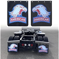 Heavy Duty Semi Truck Mud Flaps - 24x30 Anti-Splash Polymer Guards For Trucks & Trailers
