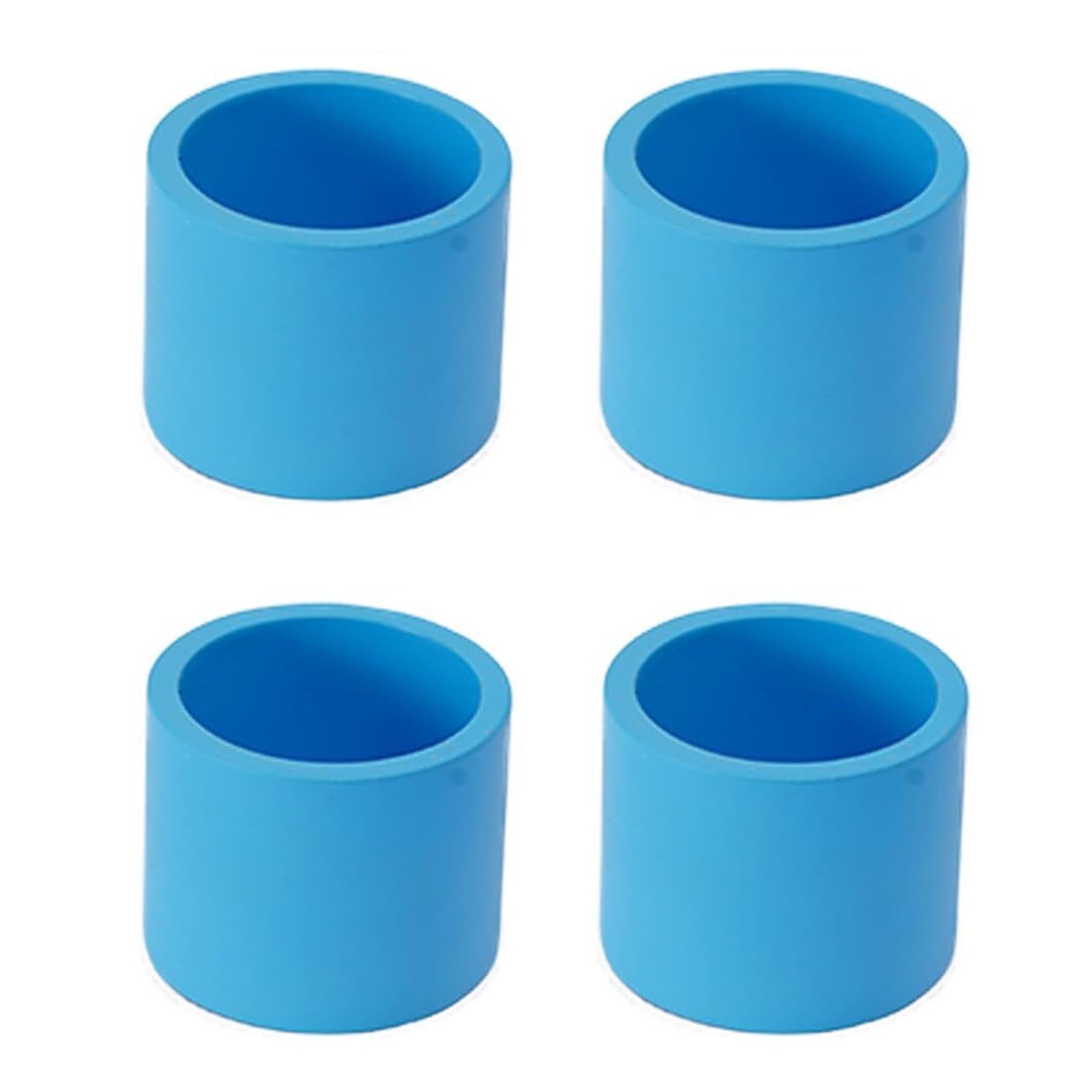 Pots de fleurs de 3,2 po bleus pour décorer une table de balcon
