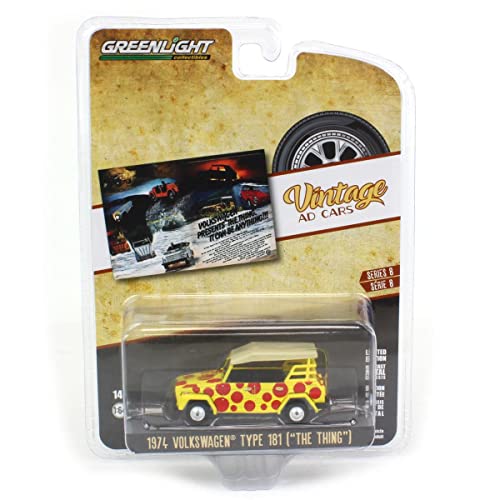 Greenlight 1/64 1974 Volkswagen Thing Vintage Ad Cars Series 8 miniatura 2