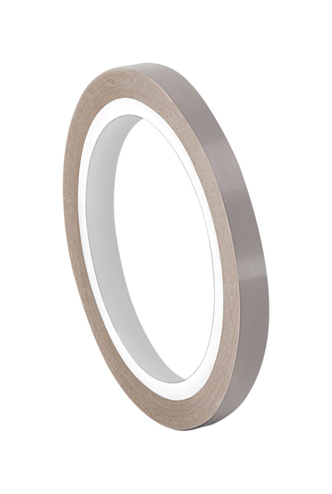TapeCase 8-1-2045-10 Grey Skived PTFE Film Tape, -100 to 500 Degree F Temperature Range, 1 yd. Length, 8" Width