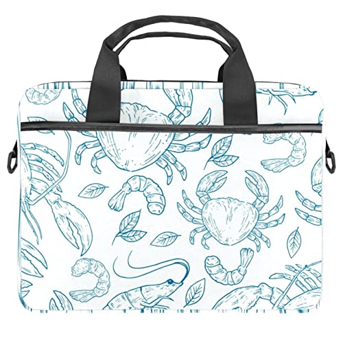 Sac bandoulière PC 13 à 14.5 pouces dessin main multicolore portable
