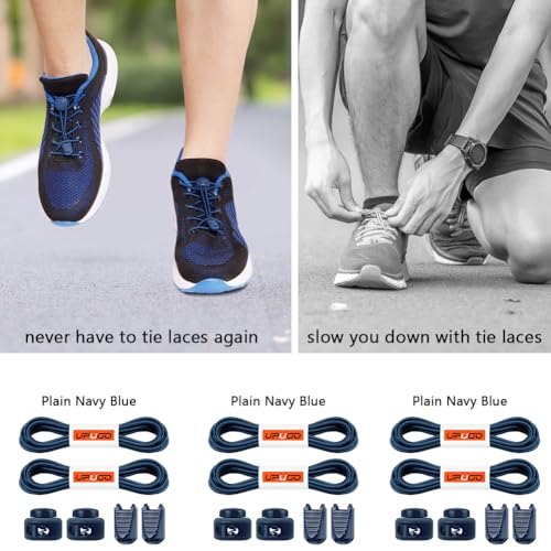 Image of UpUGo Elastic Shoe Laces, No Tie Shoe Laces Tieless for Kids, Adults, Elderly, One Size Fit All