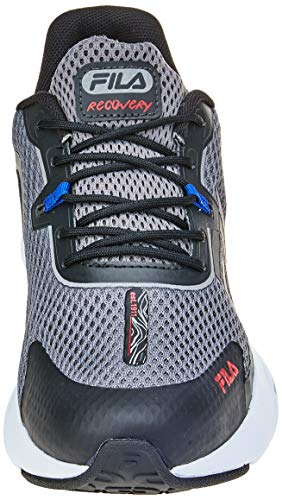 Tênis Recovery, Fila, Masculino, Preto/Grafite/Vermelho, 40
