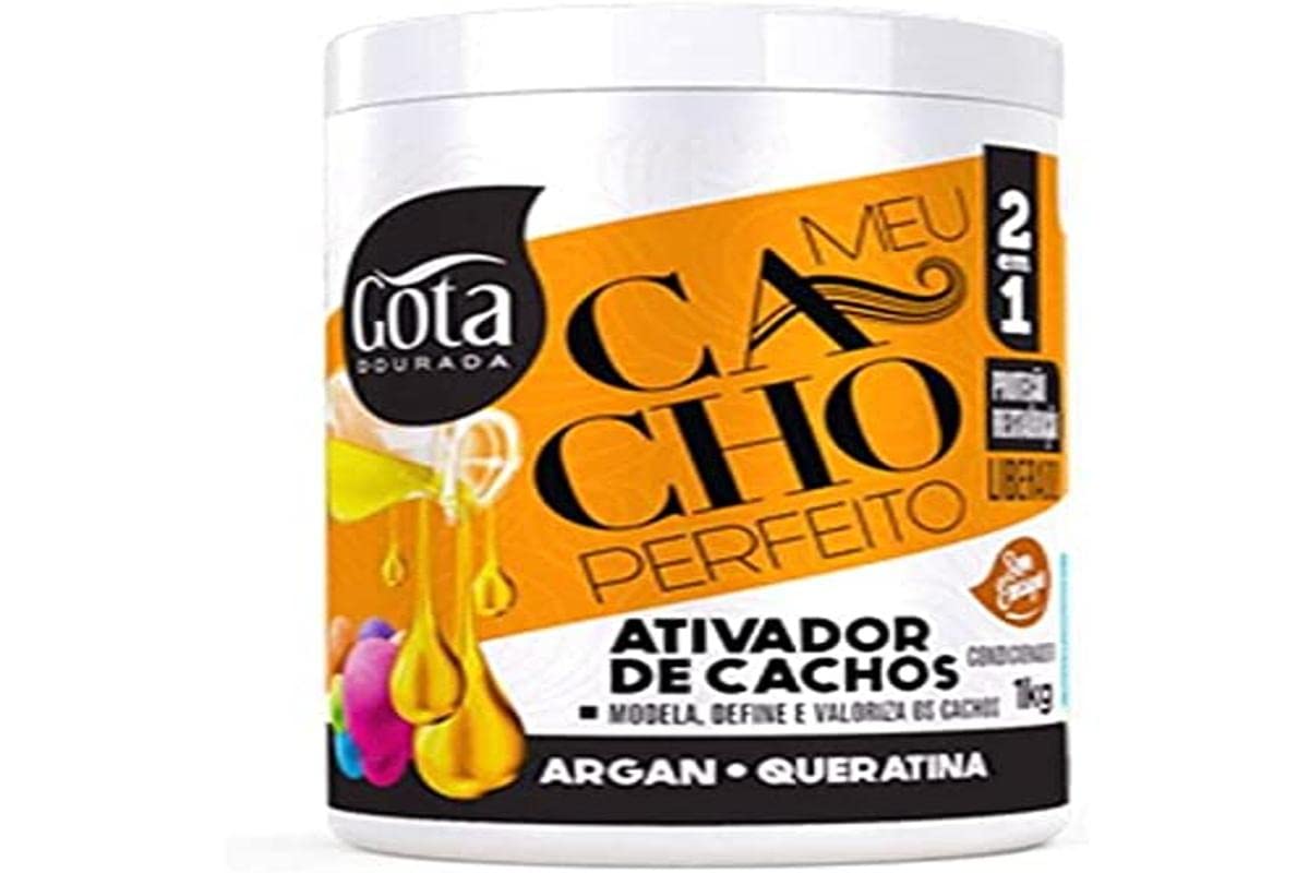 Gota Dourada Meu Cacho Perfeito Activador De Rizos 2 En 1 1000G-image