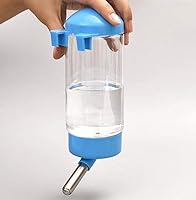 Vista 2 de 2 botellas de agua de 16 onzas sin goteo para animales pequeños, sin BPA, la mejor botella de agua para mascotas pequeñas, conejo, hurón, hámster