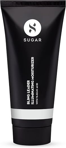 SUGAR Cosmetics Bling Leader Illuminating Moisturizer with 1% Kojic Acid | Strobe Cream | 2-in-1 Moisturizer + Highlighter...