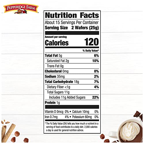 Pepperidge Farm Pirouette Cookies, Chocolate Hazelnut Créme Filled Wafers, 13.5 Oz Tin #TOP4