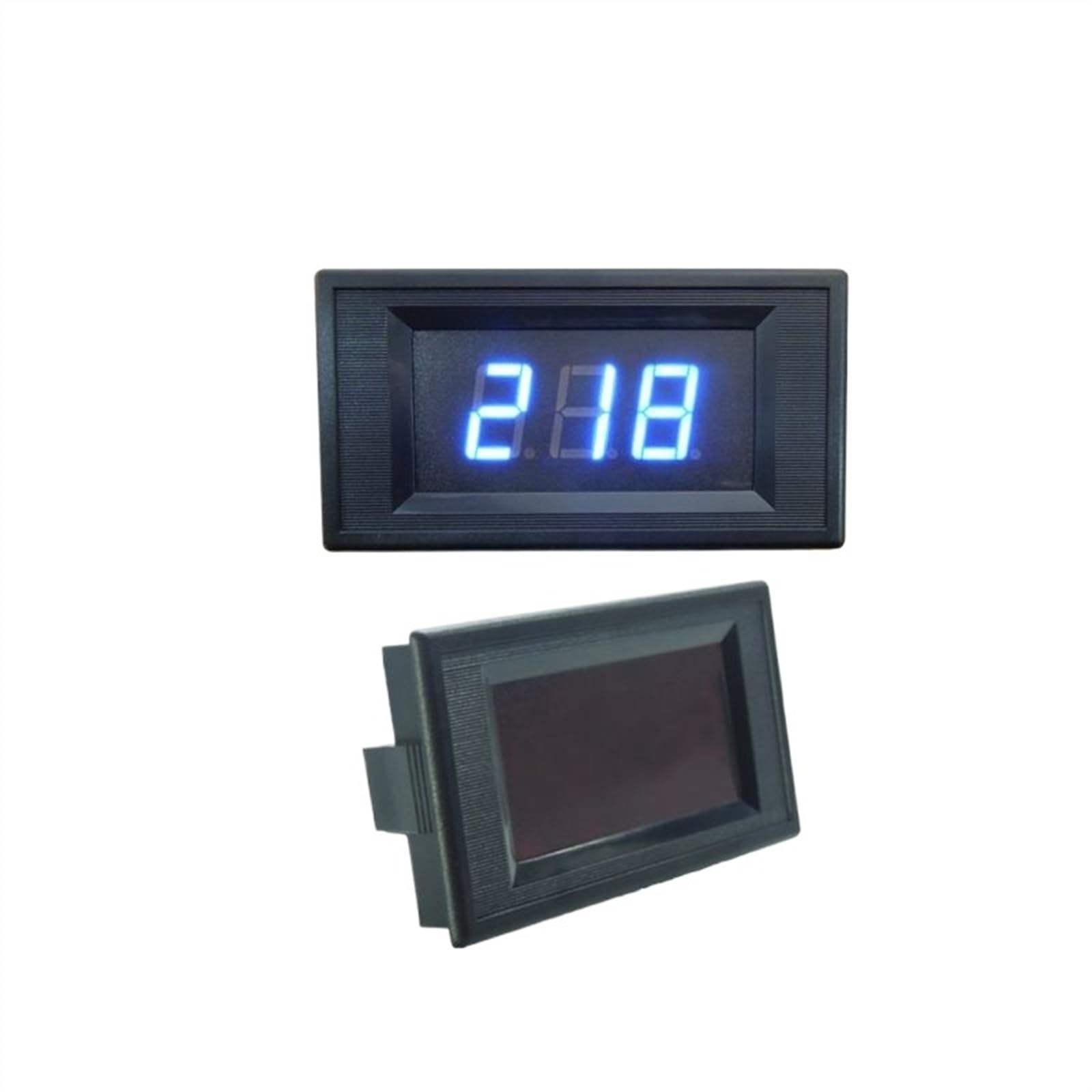 Voltímetro de CA 30-500V medidor de voltaje 0,56 ''0,8'' LED Monitor de voltaje Digital AC 220V 380V voltímetro de Panel (Color : 0.56Blue(Half Black))