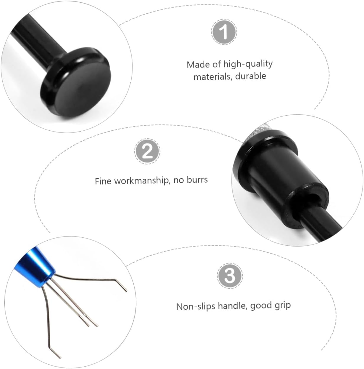 Generic 2 Pieces Ic Chip Catcher Grabber Tool Electronic Component Picker Precision Extraction Tool for Electrician Use in Soldering and Desoldering Applications