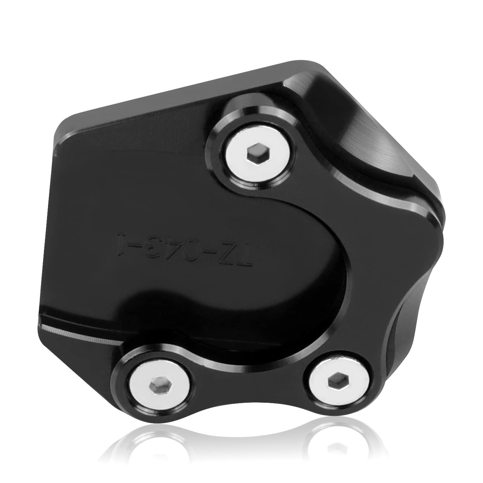 Extension béquille latérale Suzuki GSR750 stable sur sol meuble noir